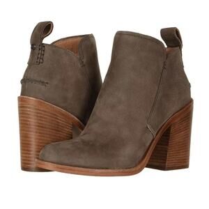 Womens Ugg Pixley Stacked Blocked Heel Ankle Bootie Womens Size 10